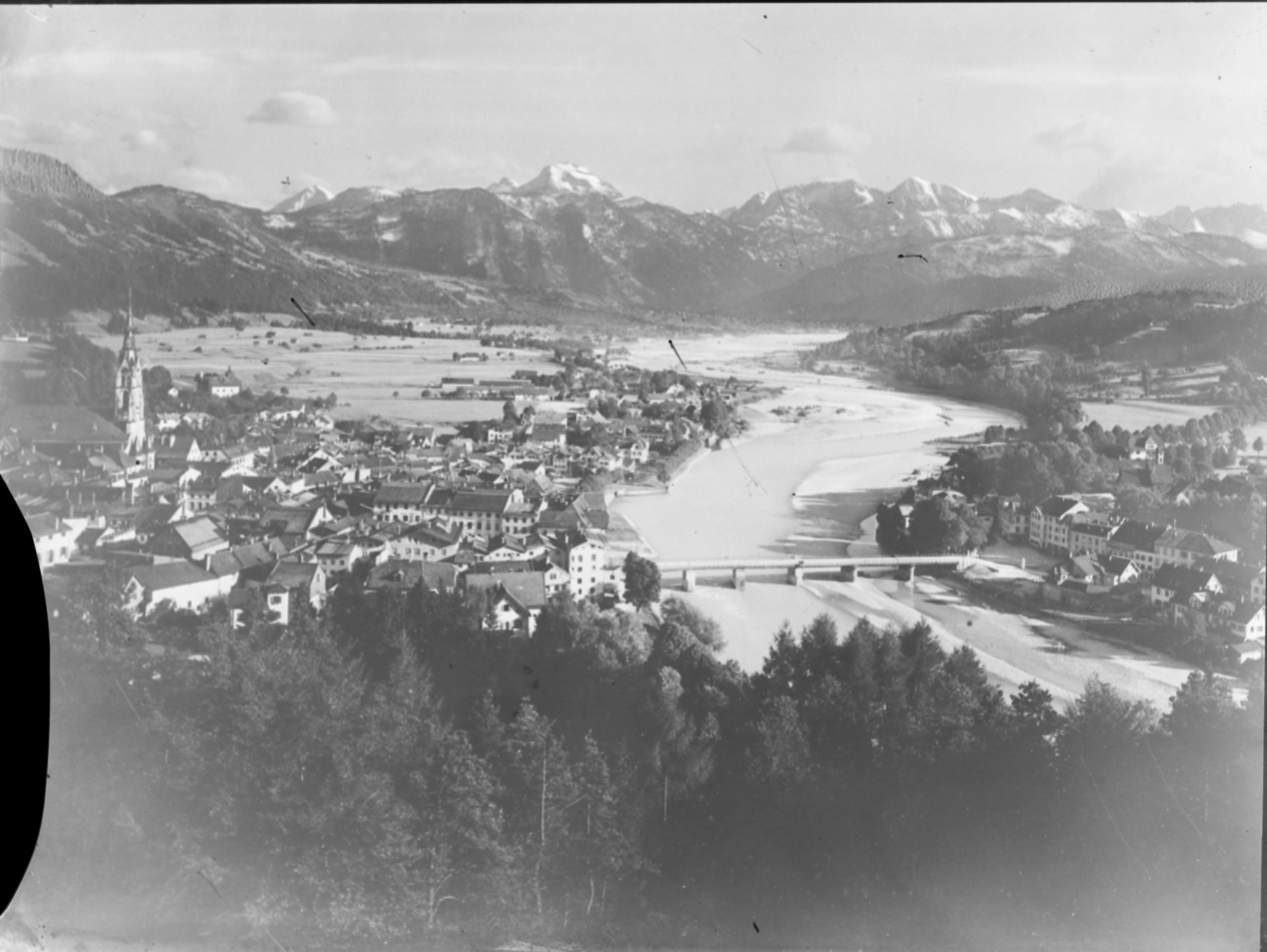 Stadtbild Bad Tölz früher